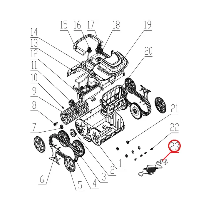 Image for Зарядний пристрій до пилососа Wybotics WY200, (charger №23/WY200)
