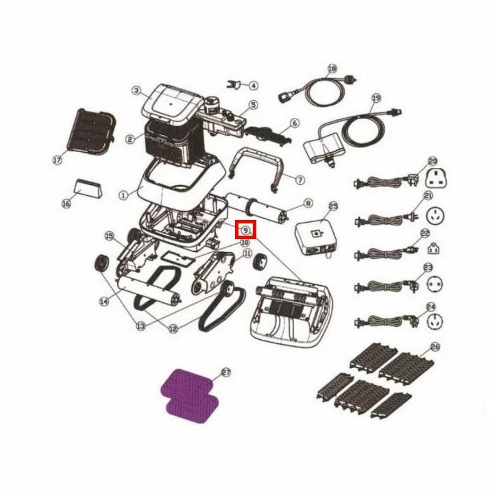 Image for Нижнє шасі для Aquaviva (7310 Black Pearl)