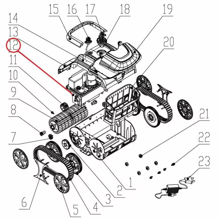 Image for Акумулятор до пилососа Wybotics WY200 (№12 D.2.12.063)