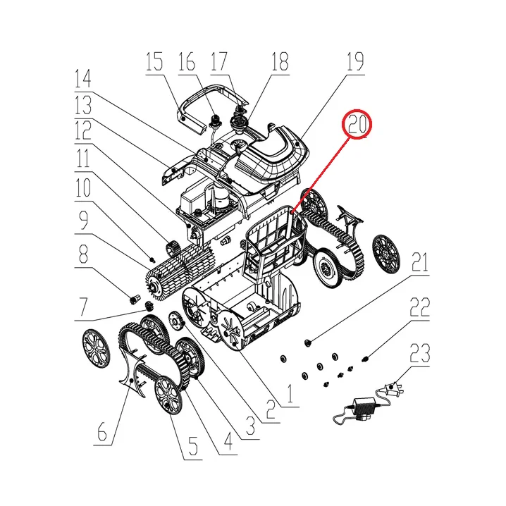 Image for Кошик фільтра до пилососа Wybotics WY200, (Filter basket №20/WY200)