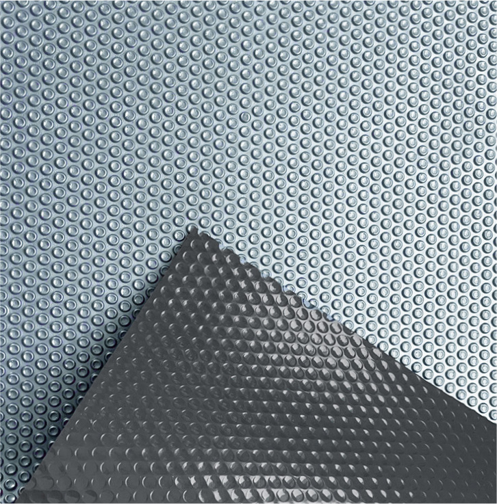 Image for Солярне покриття Aquajoy Platinum Bubbles Gray 500 мкм, ширина 3 м (50 пог. м), сріблястий/сірий