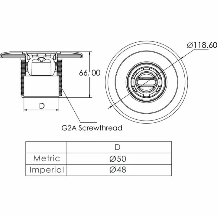 Image for Форсунка стінова Emaux EM4411 бетон, 5m3 / h (сопло "овал")