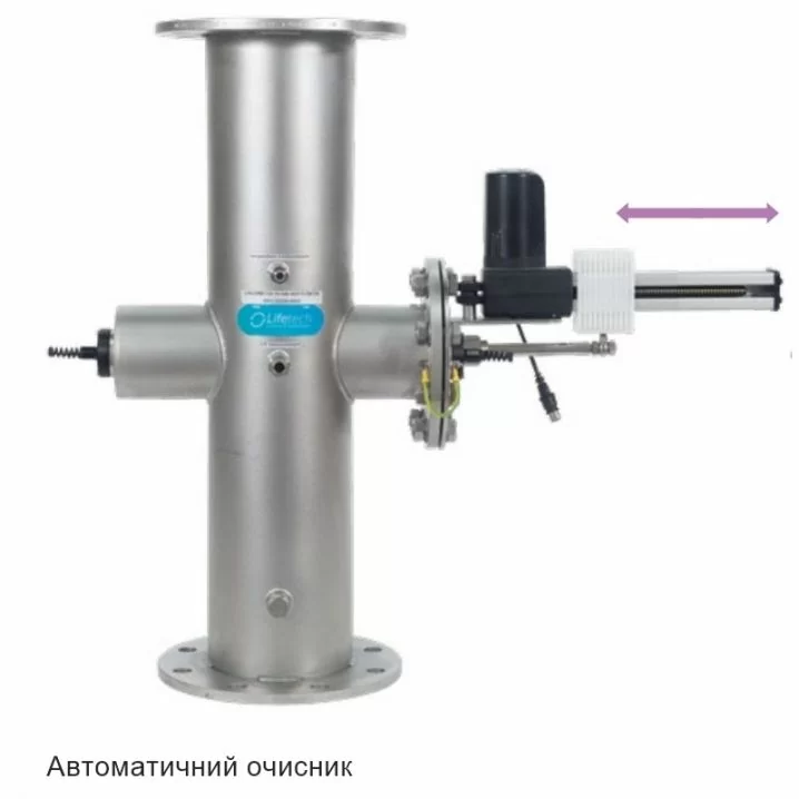 Автоочищення кварцових рукавів LIfetech (33-315 м3/год)