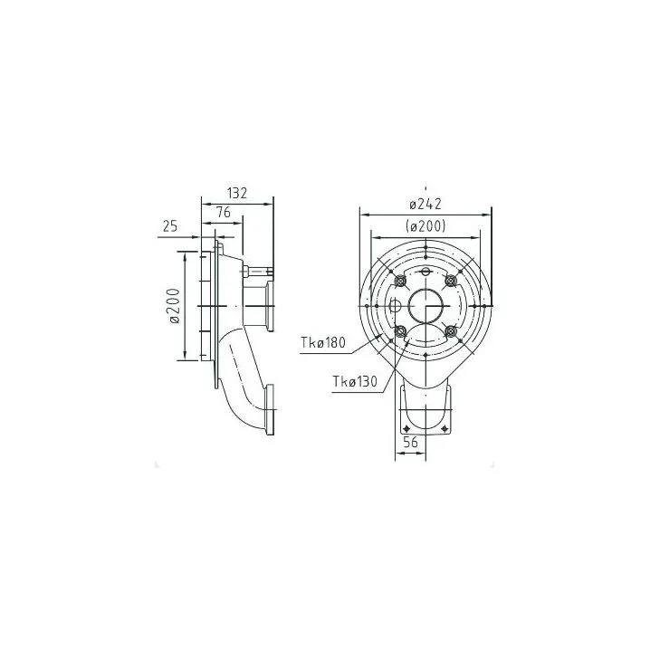 Image for Закладний короб Fitstar 7611851, для Taifun-Compact, 130 мм, для солоної води