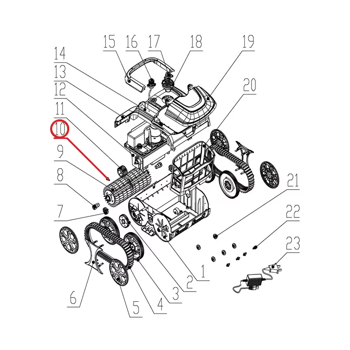 Image for Гайка до пилососа Wybotics WY200, (Nut №10/WY200)