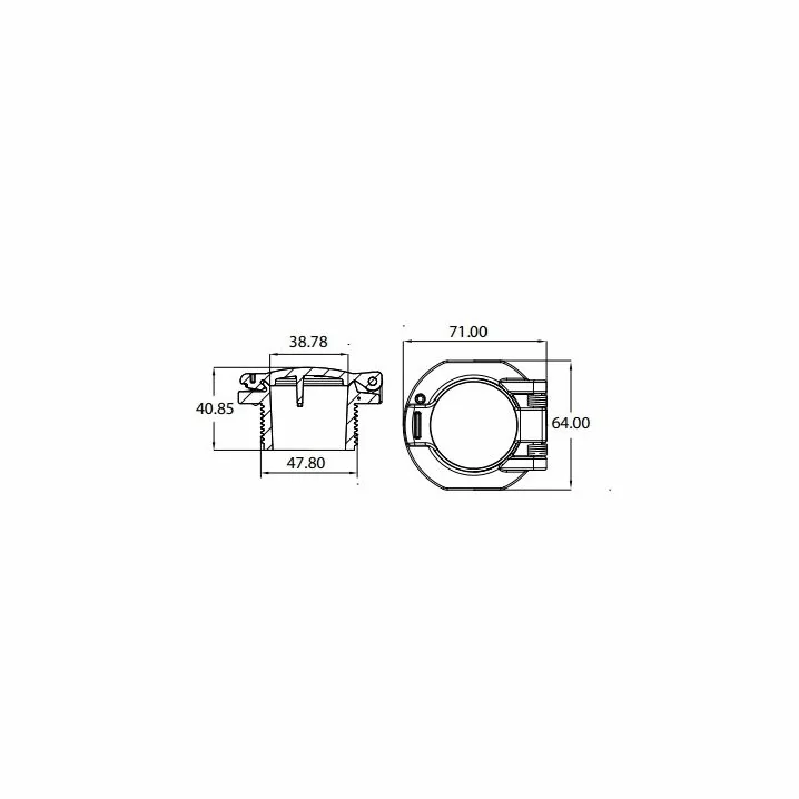 Image for Стіновий клапан Emaux EM2855 пилососної форсунки