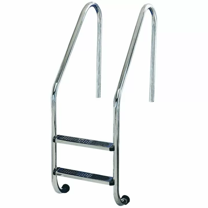 Сходи для басейну Standard (2 сходинки), для вузького борту, AISI-304