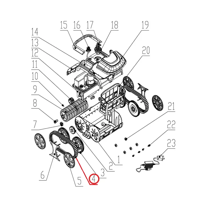 Image for Ремінь до пилососа Wybotics WY200, (Belt №4/WY200)