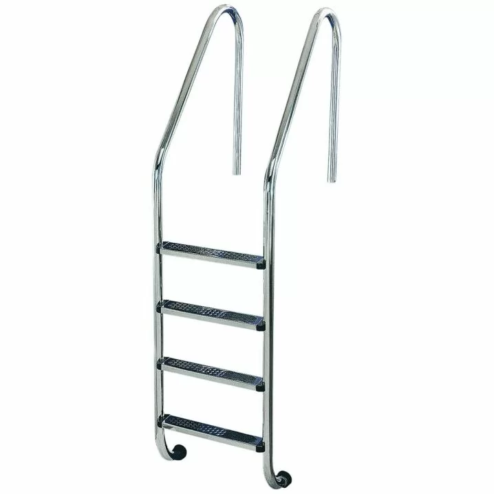 Сходи для басейну Standard (4 сходинки), для широкого борту, AISI-304