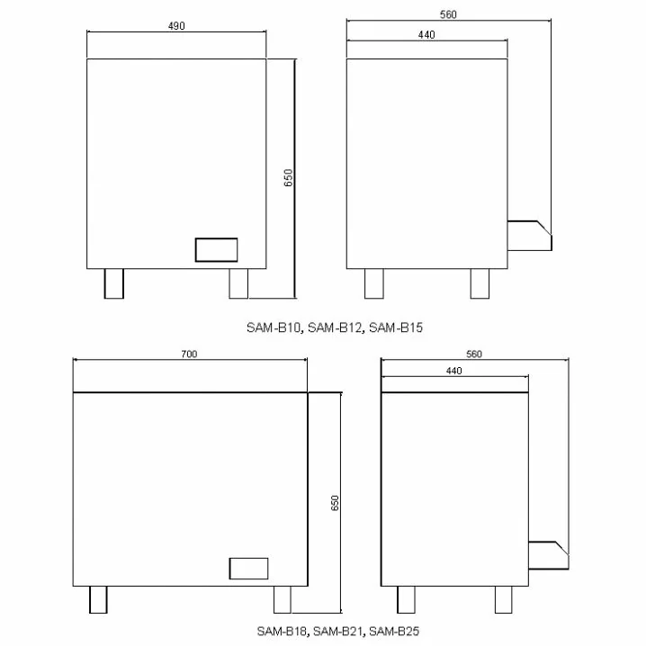 Image for Електрокам'янка Amazon SAM-B25 25 кВт з виносним пультом CON4