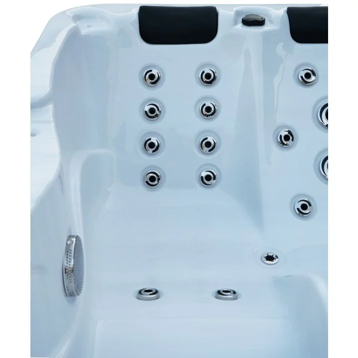 Image for СПА-басейн Aquajoy Alicante (205х130х70 см), Сріблясто-білий мармур