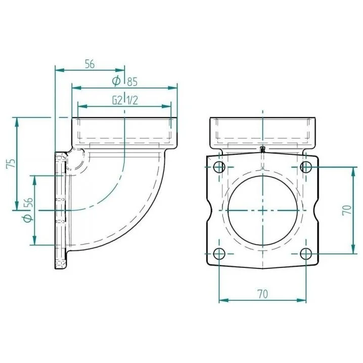 Image for Фланцеве з'єднання Fitstar 7190350 для насоса Taifun-Compact, 2-1/2"