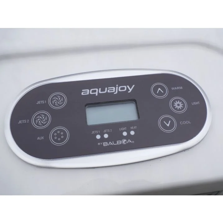 Image for Переливний СПА-басейн Aquajoy Serenity (250х230х96 см), Сріблясто-білий мармур