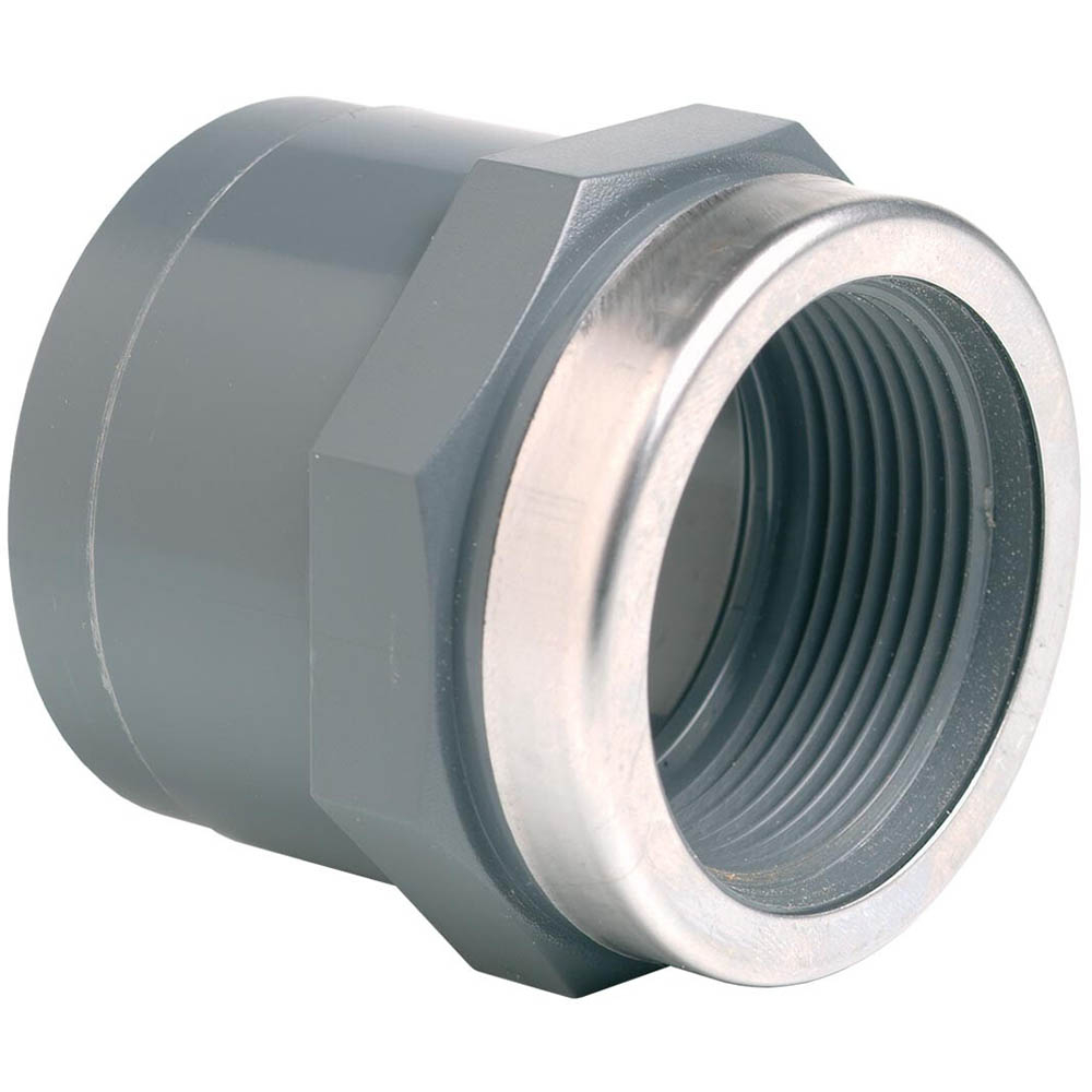 Image for Муфта ПВХ Effast RGRMAR032D перехідна, з металічним кільцем d32x1"
