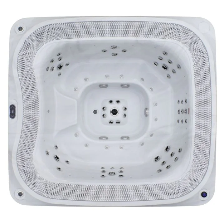 Image for Переливний СПА-басейн Aquajoy Serenity (250х230х96 см), Сріблясто-білий мармур