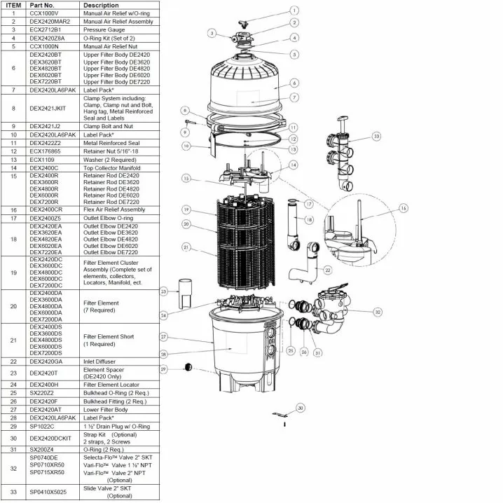 Image for Фільтр Hayward ProGrid DE4820 (22 м3/год., D660)