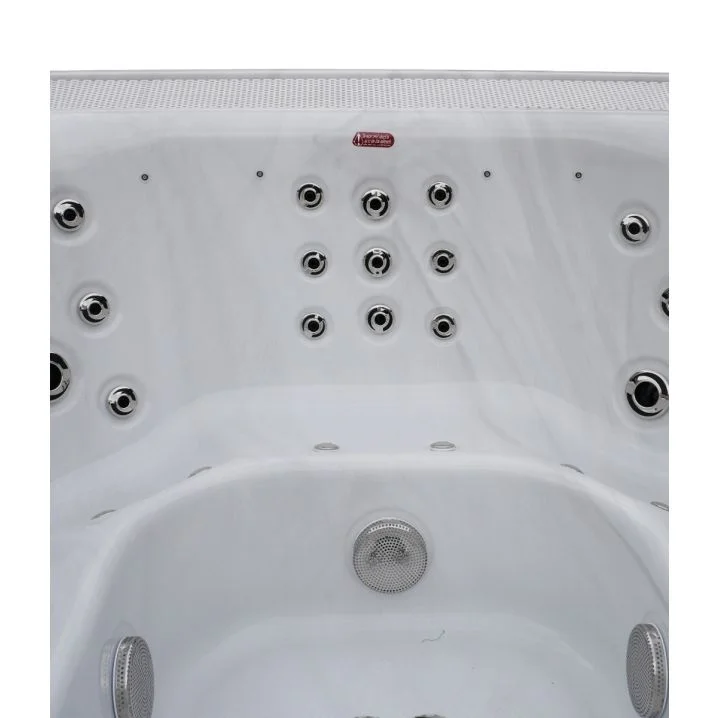 Image for Переливний СПА-басейн Aquajoy Serenity (250х230х96 см), Сріблясто-білий мармур