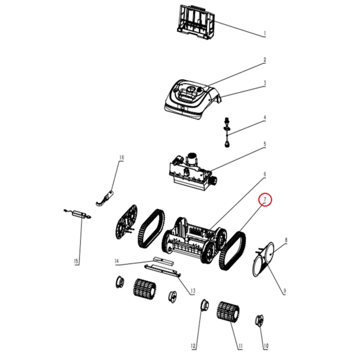Image for Ремінь для робота-пилососа Wybotics C1 (S.WY3312Pro.14.007)