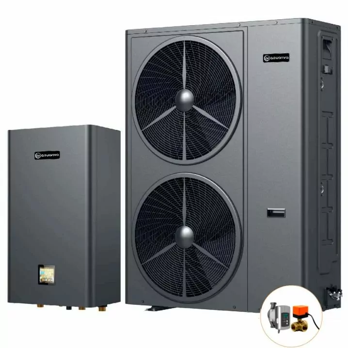 Image for Інверторний тепловий насос для дому Aquaviva Plus 18T (17.78 кВт), циркуляційний насос + триходовий клапан