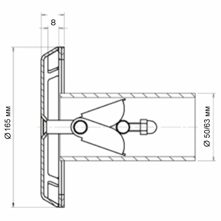 Image for Форсунка Flexinox 87198033 (25 м3/год), під бетон