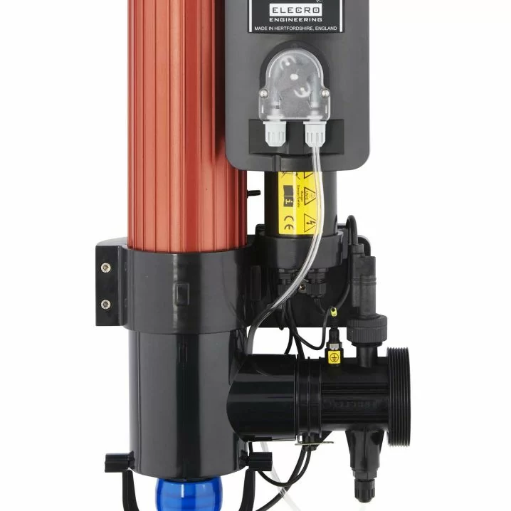 Image for Ультрафіолетова фотокаталітична установка Elecro Quantum QP-65 з дозуючим насосом (14 м3/год, 55 Вт)