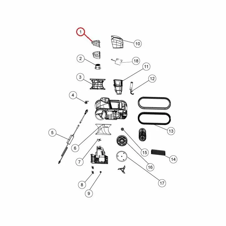Image for Комплект обтічника для робота-пилососа Fairland X30-X80