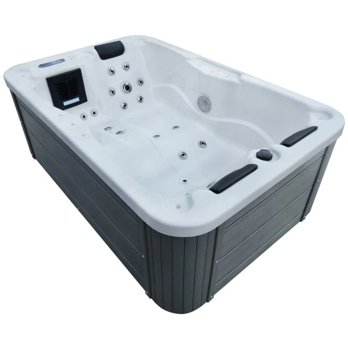 Image for СПА-басейн Aquajoy Alicante (205х130х70 см), Сріблясто-білий мармур