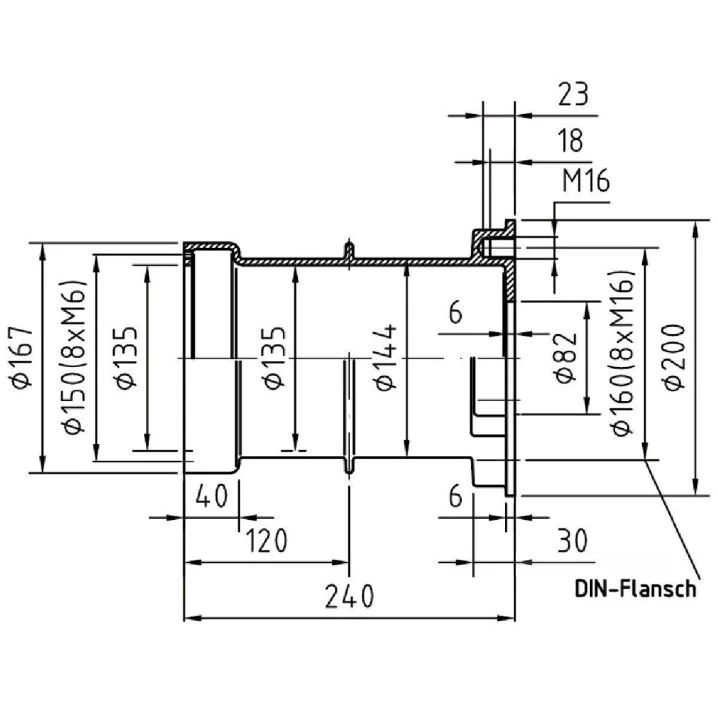Image for Водозабір Fitstar 9162021, DN 80, 50 м3/год, 350 мм, для морської води