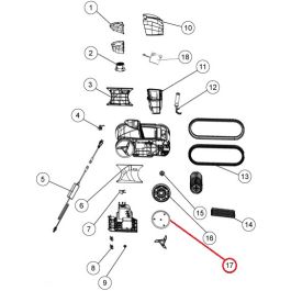 Комплект кришок колеса для робота-пилососа X30-X80, (з гвинтами)
