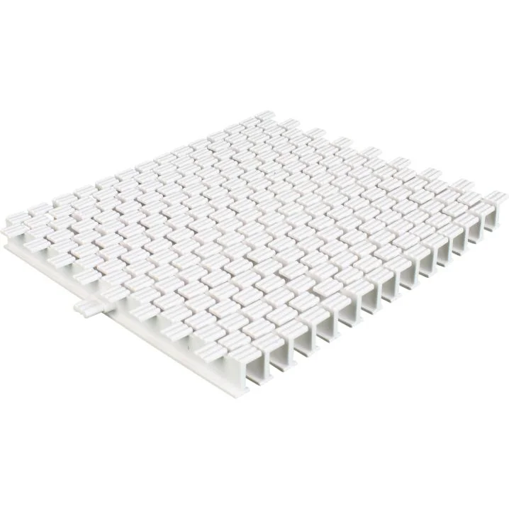 Image for Переливна решітка Aquaviva KP HKE12 Square с центральним з'єднанням 245x25 мм (біла)