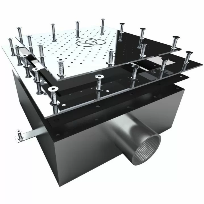 Image for Плато аеромасажне Aquaviva AISI 304, (400х400 мм) під лайнер 2", квадрат