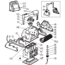 Нижня кришка для робота-пилососа TigerShark (RCX75000-236)