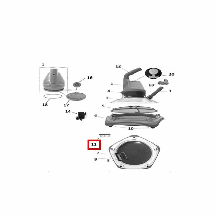 Image for Набір щіток Kokido для EV 80 (3 шт.)