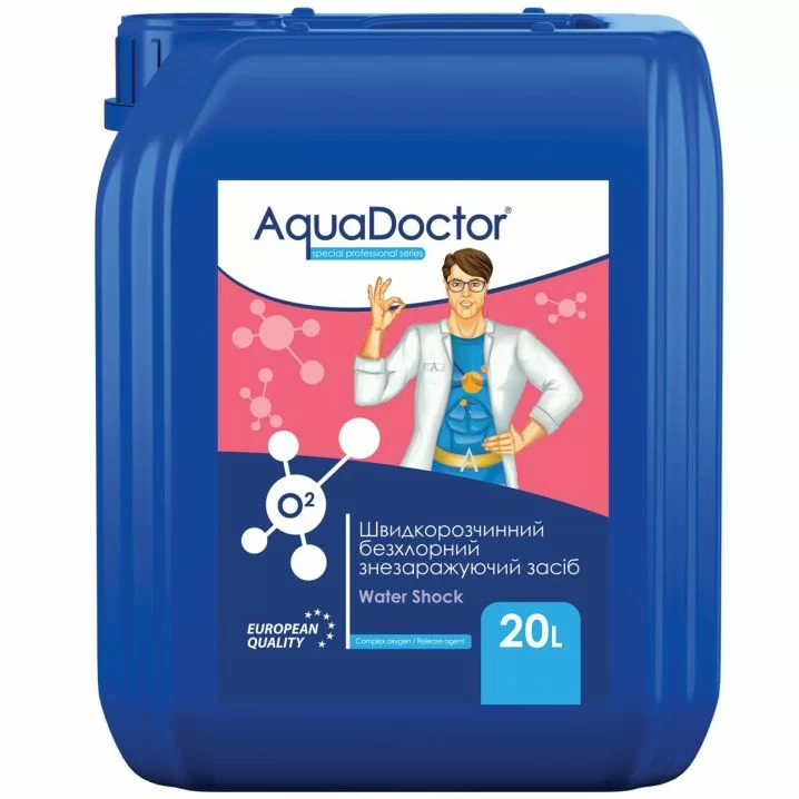 Image for Рідкий дезінфектант на основі активного кисню AquaDoctor Water Shock О2 (20 л)