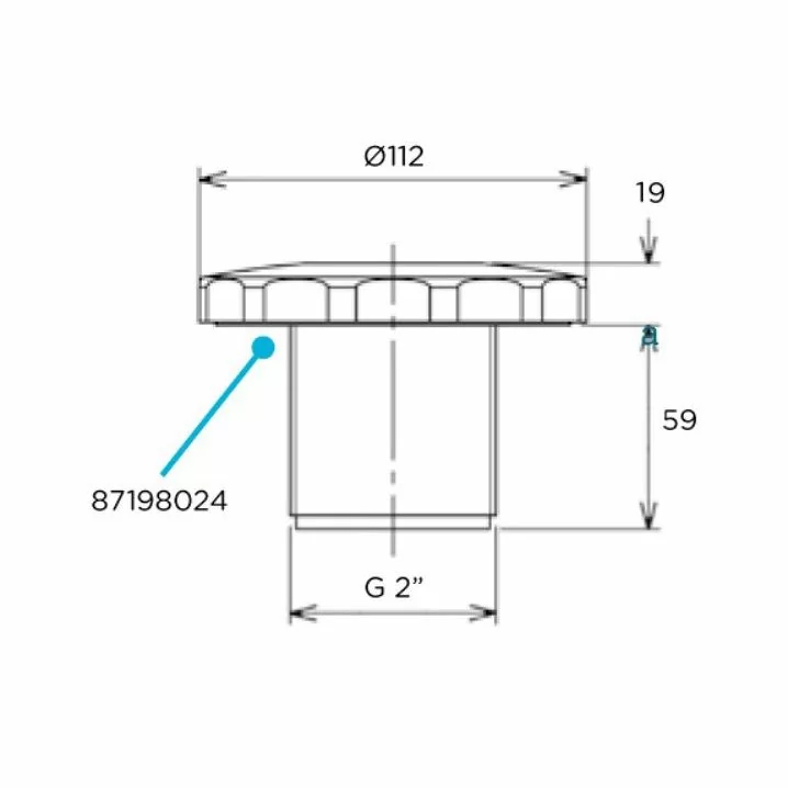 Image for Форсунка пилососна Flexinox 87198024, під бетон