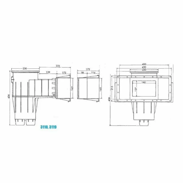 Image for Скімер Hayward 3119LG Premium Wide під лайнер