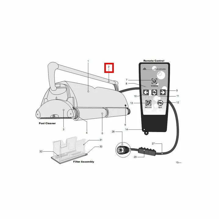 Image for Ручка пилососу Aquabot Magnum A10611-SP