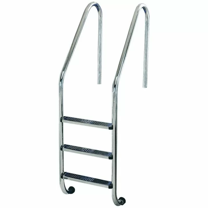 Сходи для басейну Standard (3 сходинки), для широкого борту, AISI-304