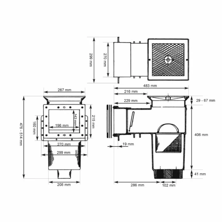 Image for Скімер Hayward SP1084 AutoSkim Standart під лайнер